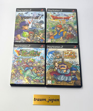 Lotto 4 Dragon Quest 5 8 V VIII Torneko 3 Yangus Dungeon PS2 PlayStation 2 testati