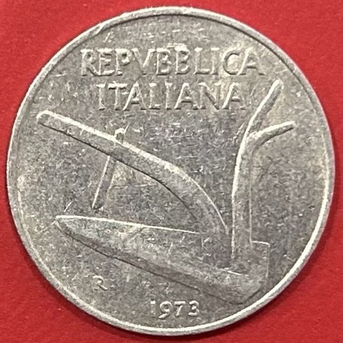 Moneta lire 1973 spighe - 1973, "spighe"