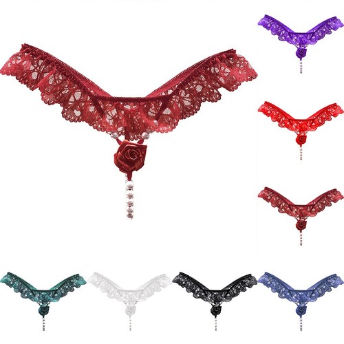 Donna perla rosa - perla, tanga