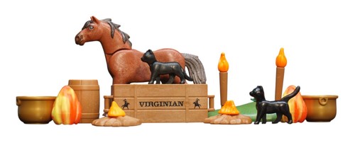 Playmobil cavallo gatto