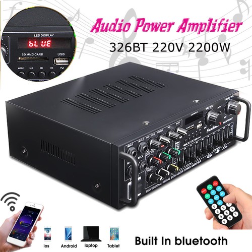 Amplificatore bluetooth 2200w - bluetooth,