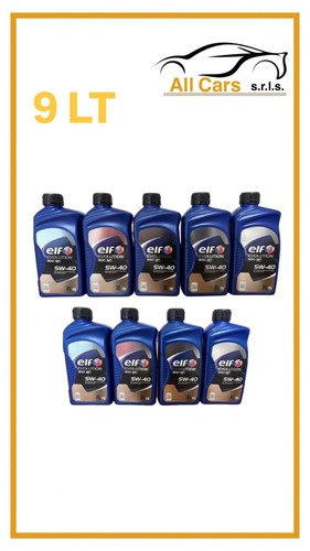 Litri olio motore elf 5w40 - 9,