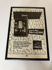 QUEEN Live In Rio 1985 Framed