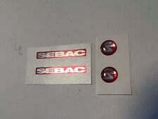 Kit Adesivi Scritte Emblema Logo “Sebac ” Forcella Gilera Runner 50/125/180/200