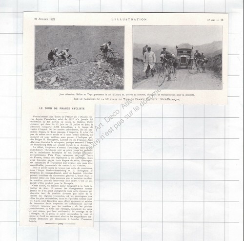 1922 tour france - le, de