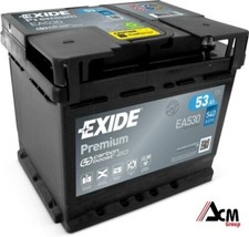 BATTERIA PER AUTO EXIDE 12V 53