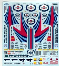 Decal 1/18 Lancia Delta HF Rally Montecarlo '92 Racing 43 BIG01-18