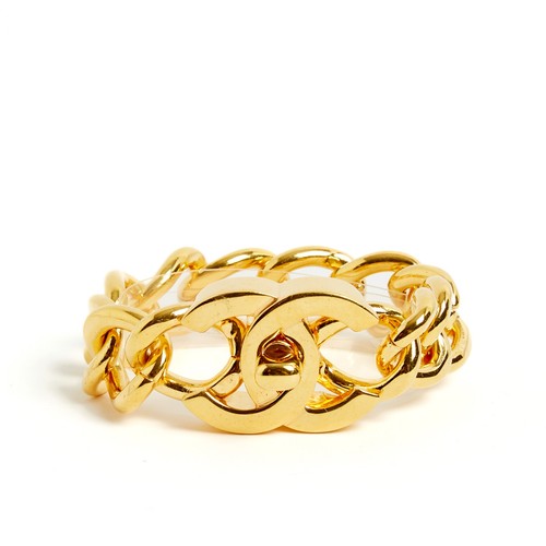 Chanel 1995 bracelet gourmette - chanel,