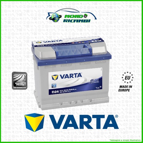 Batteria auto varta 60ah 60 - batteria,