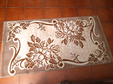Tappeto scendiletto di lana vintage anni '70 cm 160 x 85
