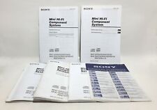 manuale istruzioni SONY MINI HI-FI MHC GX555 GX355 GX255 RG575S RG475S RG470 etc