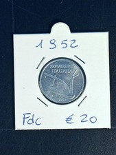MONETA   REPUBBLICA ITALIANA  10 LIRE 1952 FIOR DI CONIO VEDI FOTO LEGGI NOTE