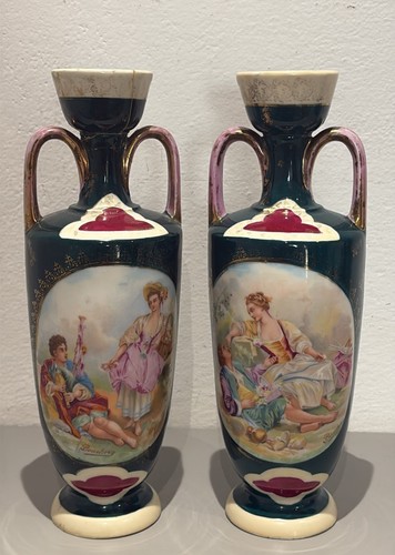 Coppia vasi porcellana - in,
