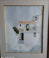 Luigi Ferrigno (Messina 1949) stupendo acquerello cm.40x50 vendita no profit