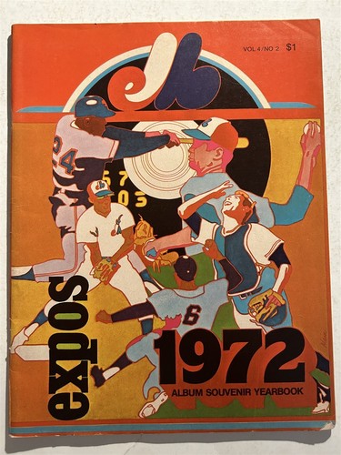 1972 montreal expos annuario - montreal,