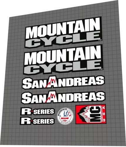 Set decalcomanie mountain bike - set,