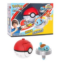 Pokemon Pokeball Battle Spinner Set con Squirtle– Giocattolo Trottola Beyblad