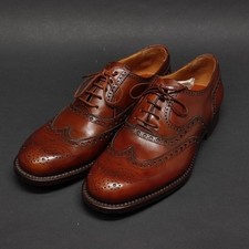 Damiano Chiapprini n.43 – Scarpe Oxford brogue cuoio Made in Italy