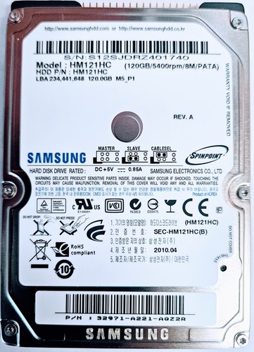 Samsung hm121hc hdd - hm121hc,