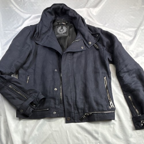 Giacca biker uomo belstaff blu - uomo,