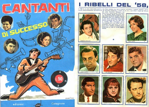 Album figurine cantanti - album,