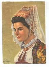 A649 - Costumi Regionali - Sardegna - Ollolai - 2.9.1954 - vedi foto -