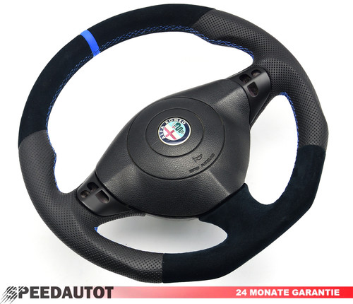 Tuning volant cuir - en, aplati