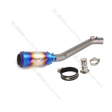 Per Suzuki GSXR1000 2007 2008 K7 K8 Silenziatore Silenziatore Tubo Centrale Scarico Slip On
