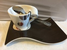 Villeroy & Boch New Wave choc Drops tazza caffè + piattino + cucchiaino