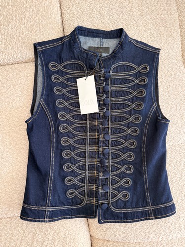 Zara gilet denim premium - , con