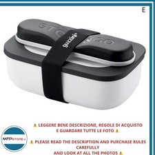 Guzzini Store&Go Lunch Box con Posate Viaggio, 900ml, Bianco – 20x12x7 cm