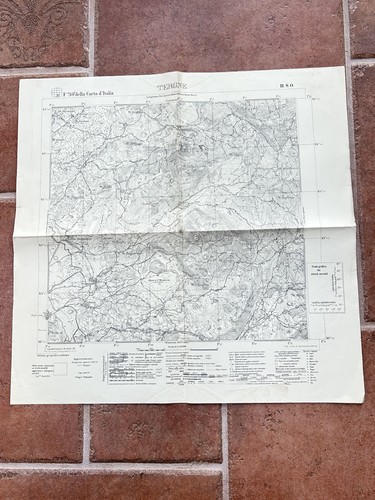 Tergne 1937 slovenia carta - slovenia,
