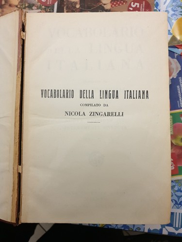 Vocabolario della lingua