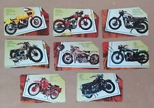 Lotto 8 schede telefoniche usate serie La storia delle 2 Ruote come foto