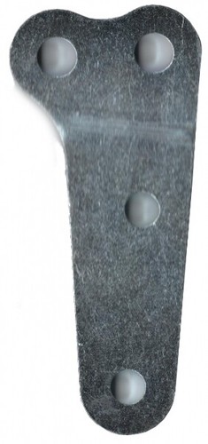Piastra doppio foro sinistro - piastra,