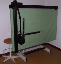 TAVOLO DA DISEGNO 100 x 170 TECNIGRAFO con sgabello girevole