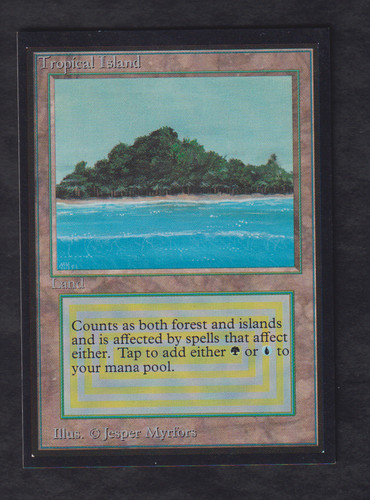 Magic mtg tropical island - -,