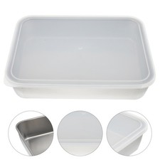  Set Teglie Per Dolci Tegame Acciaio Inox Teglia Panne Di Pagnotte Con Coperchi
