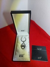 Montblanc Mens Accessories Contemporary Collection Key Ring Steel Chain 105881