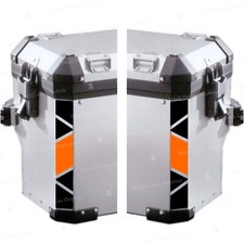 adesivi rifrangenti valigie compatibili BMW GS F650-R1250 – kit 2 pezzi 25×4 cm