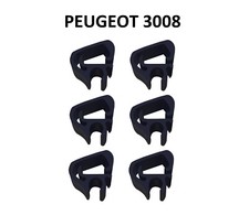 6x clip porta tubo braccio tergicristallo tergicristalli anteriore Peugeot 3008