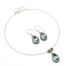 Set collana e orecchini fatti