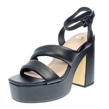 Gold & Gold Sandali Con Tacco E Plateau Nero - Taglia 37 [23.3cm] Scarpe Donna