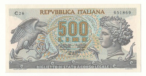500 lire aretusa - 500,