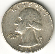 USA - 1961D - Washington 1/4 $