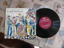 LP 33 '10 CANTI D’ITALIA IL NOSTRO RISORGIMENTO VINTAGE ANNI '50 EXCELLENT