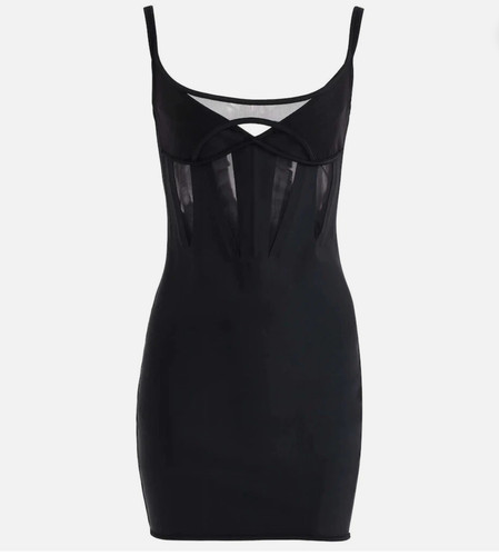 Mini abito mugler - h&m, nero