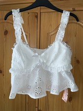 Top estivo bianco SHEIN donna
