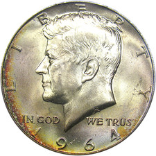 1964-D 50C PCGS MS65 ARGENTO