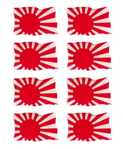 Bandiere rising sun - -, set